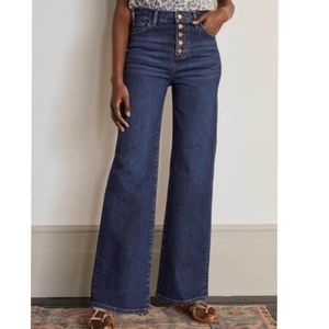 Boden Button Fly Flare Jean